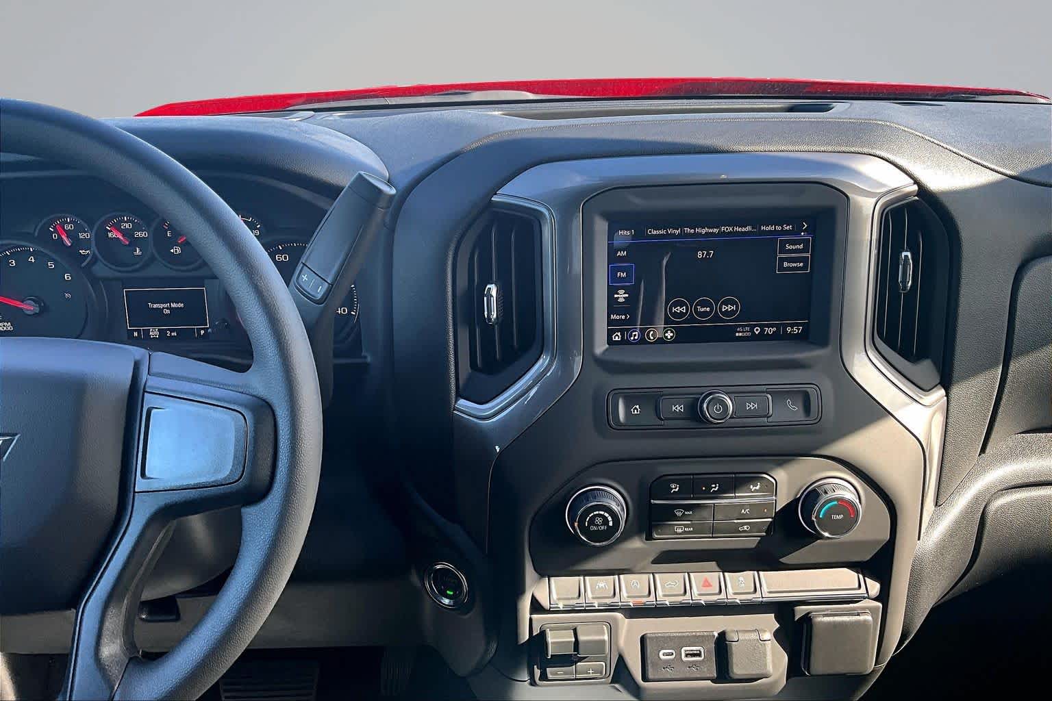 2026 Chevrolet Silverado 1500 Custom Red Hot at James Chevrolet