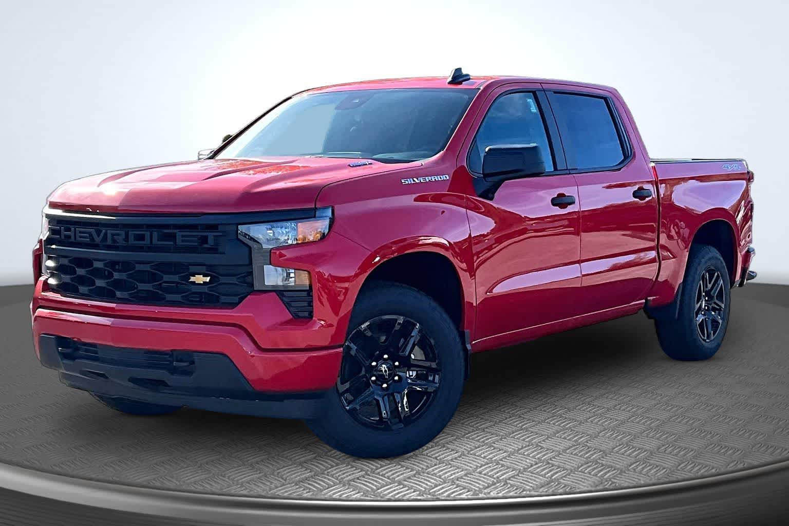 2026 Chevrolet Silverado 1500 Custom Red Hot at James Chevrolet