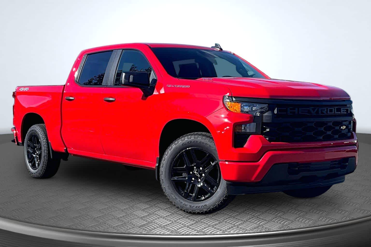2026 Chevrolet Silverado 1500 Custom Red Hot at James Chevrolet