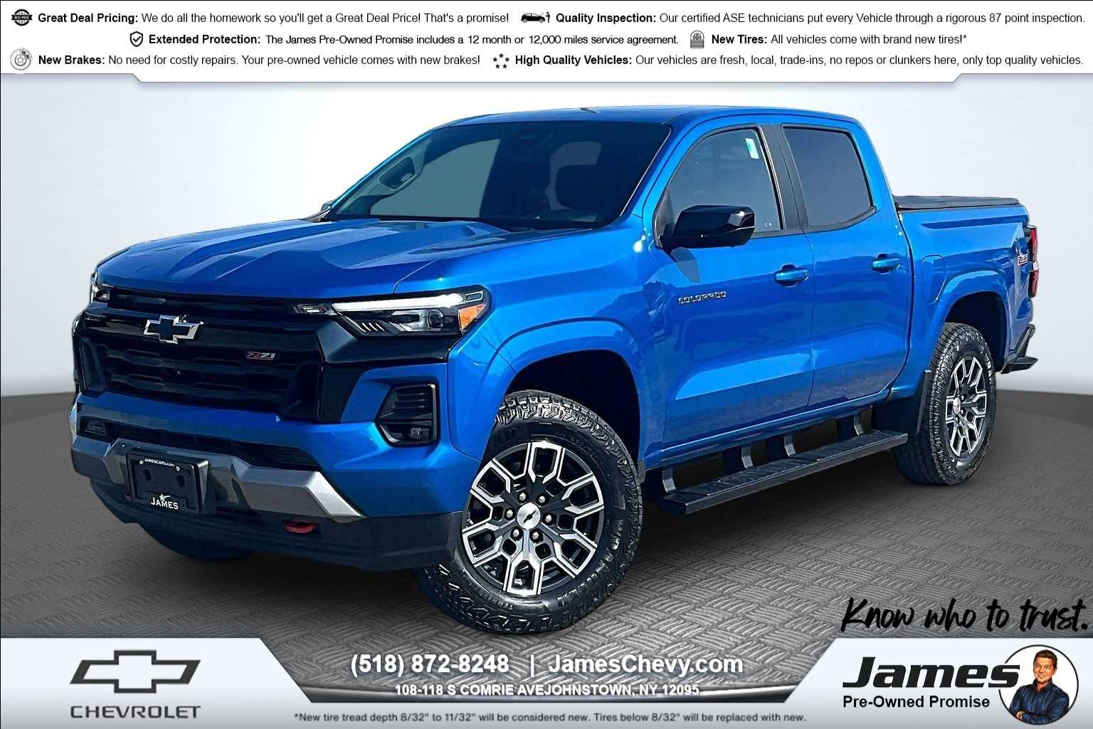 2023 Chevrolet Colorado 4WD Z71 Glacier Blue Metallic at Mangino Chevrolet