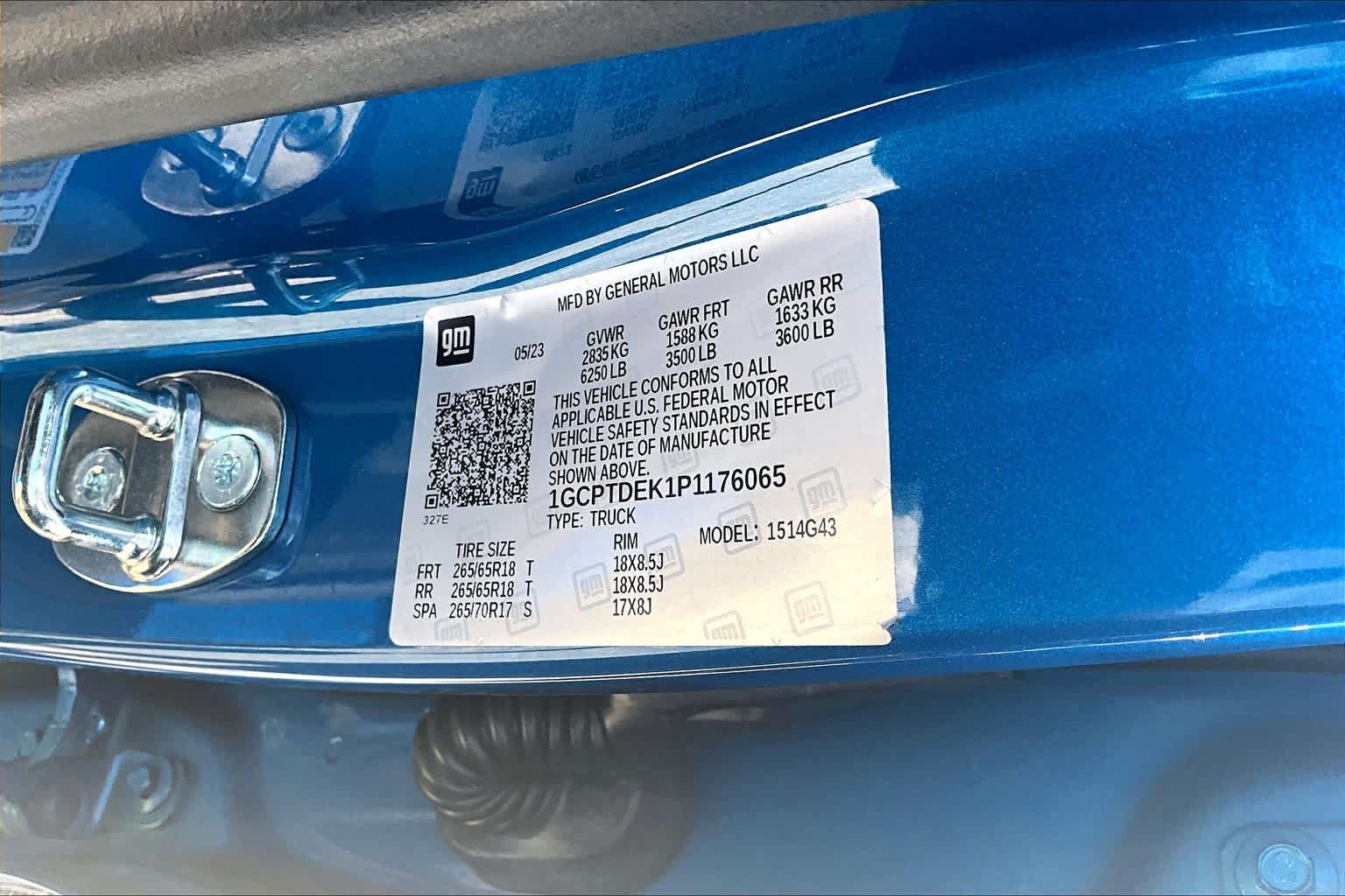 2023 Chevrolet Colorado 4WD Z71 Glacier Blue Metallic at Mangino Chevrolet