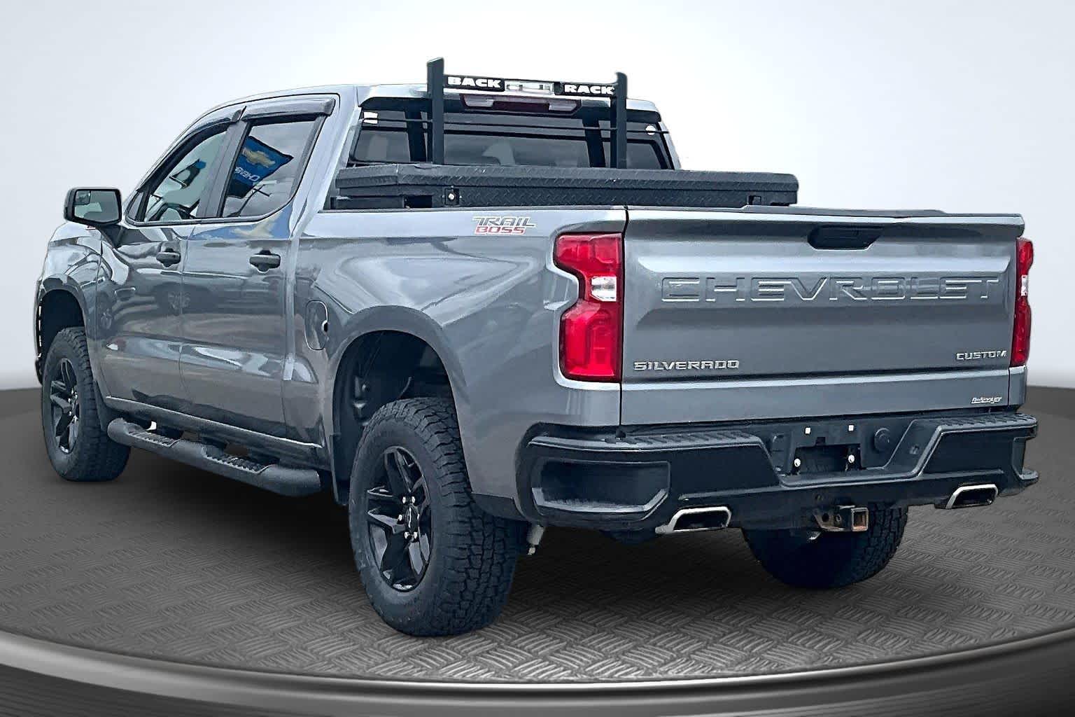 2021 Chevrolet Silverado 1500 Custom Trail Boss Satin Steel Metallic at James Chevrolet