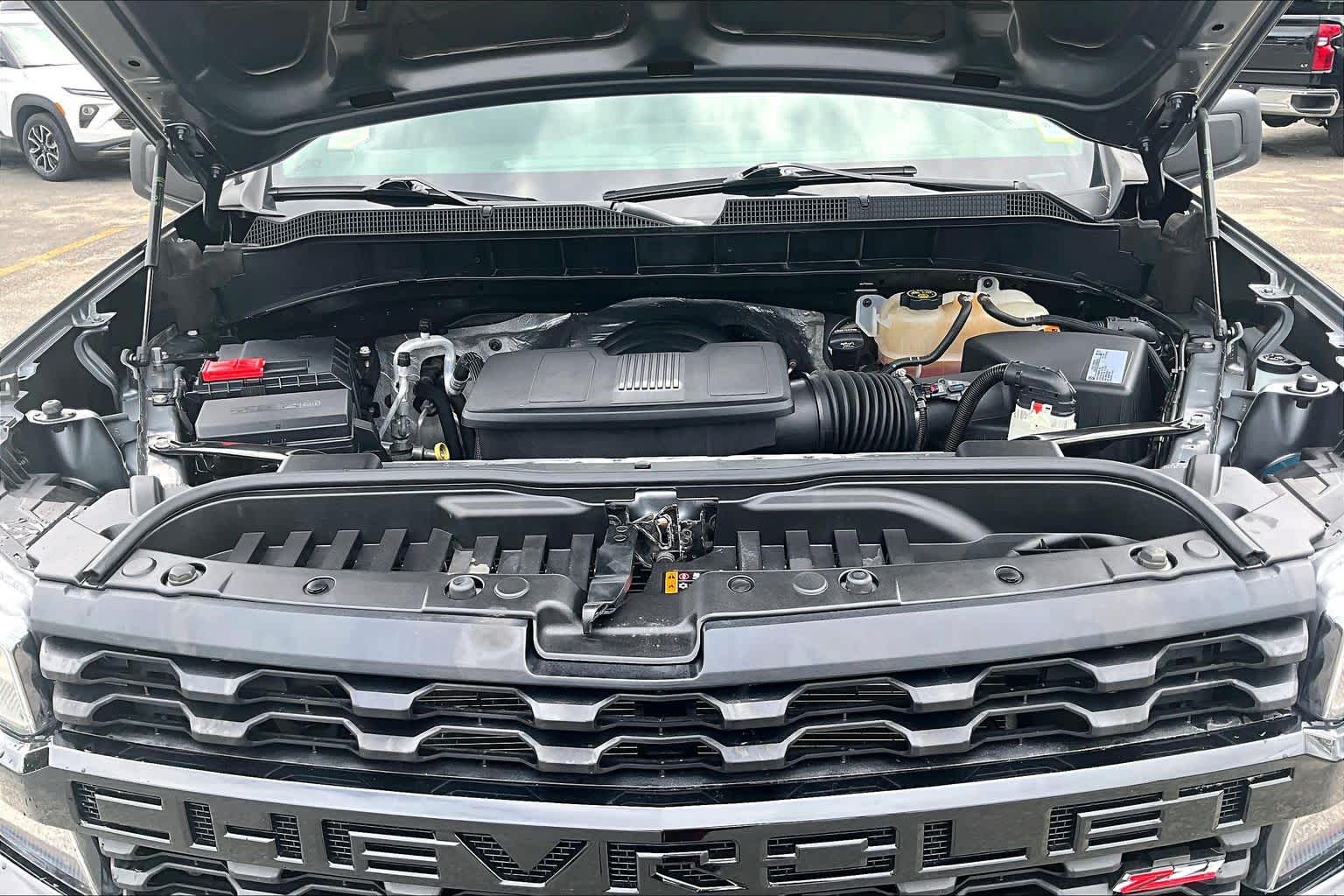 2021 Chevrolet Silverado 1500 Custom Trail Boss Satin Steel Metallic at James Chevrolet