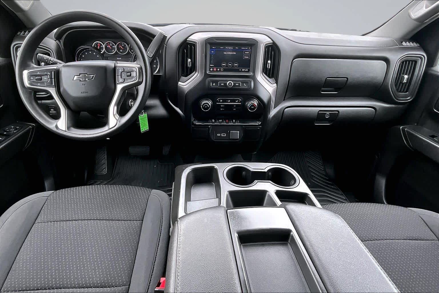2021 Chevrolet Silverado 1500 Custom Trail Boss Satin Steel Metallic at James Chevrolet