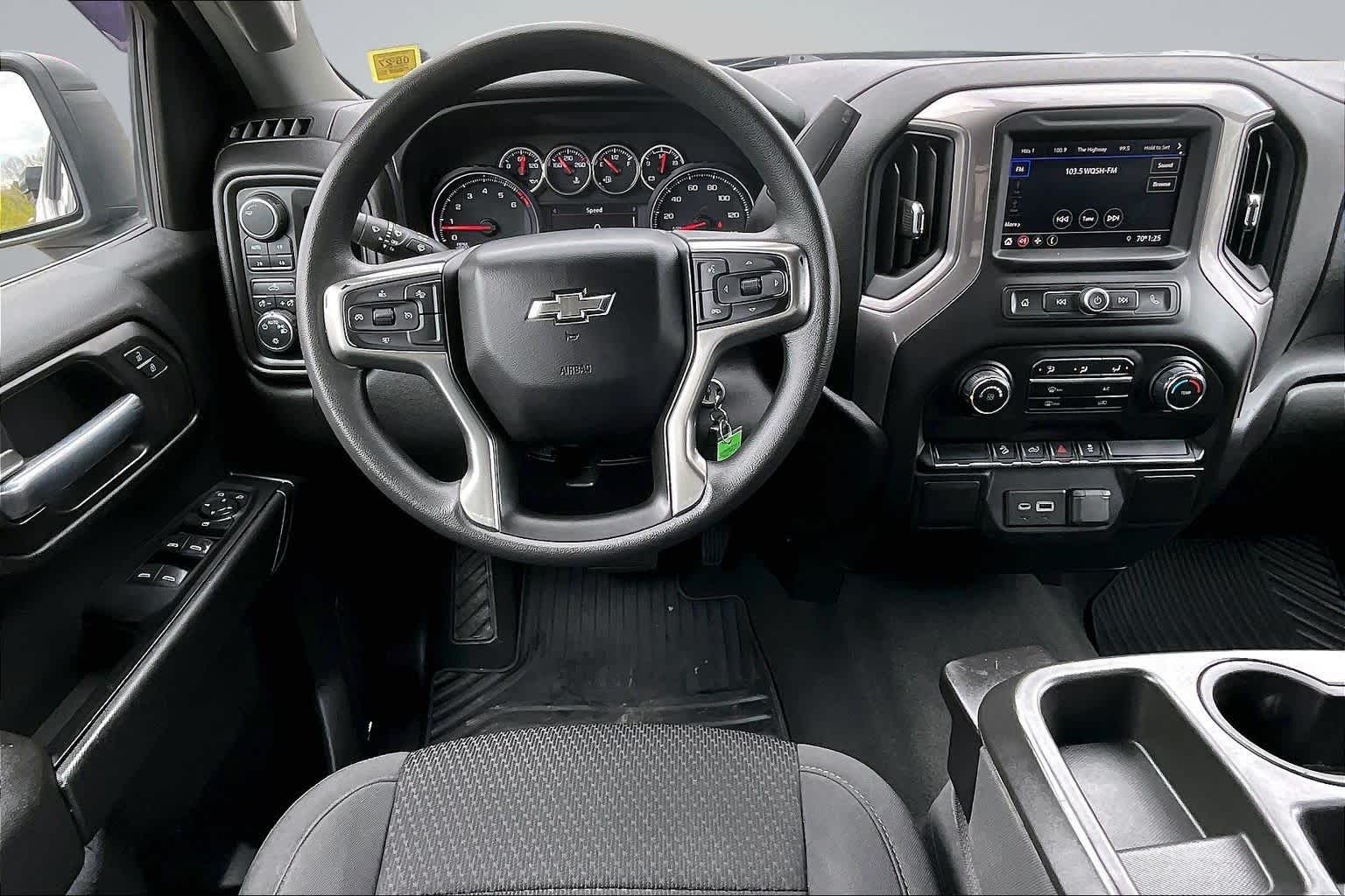 2021 Chevrolet Silverado 1500 Custom Trail Boss Satin Steel Metallic at James Chevrolet