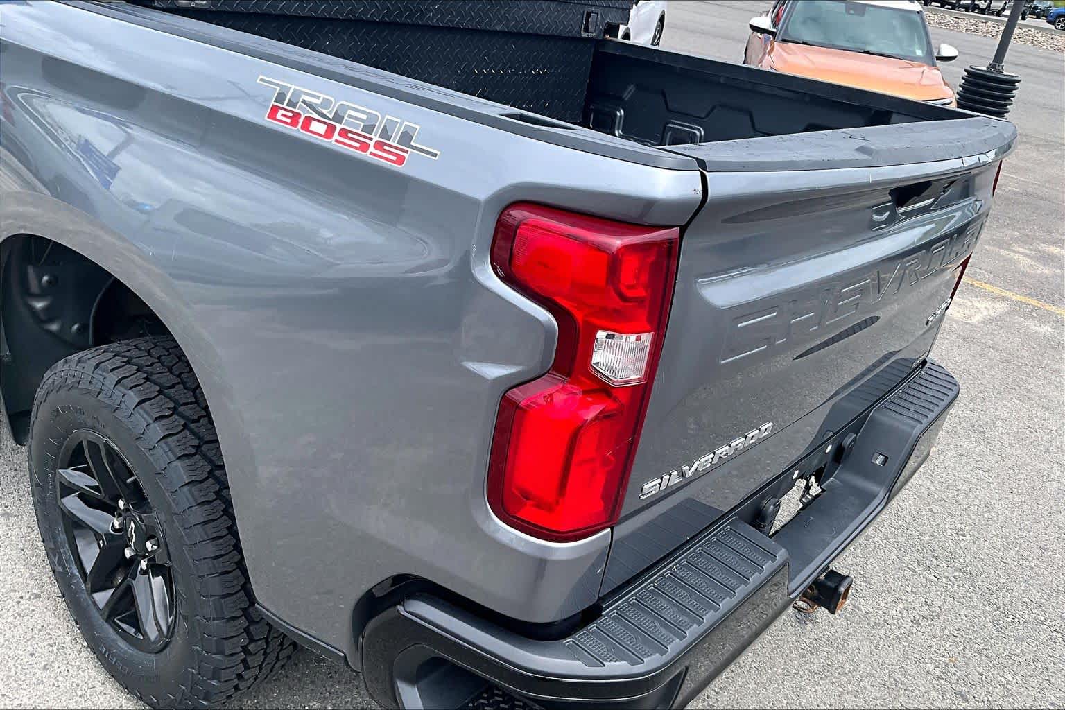 2021 Chevrolet Silverado 1500 Custom Trail Boss Satin Steel Metallic at James Chevrolet