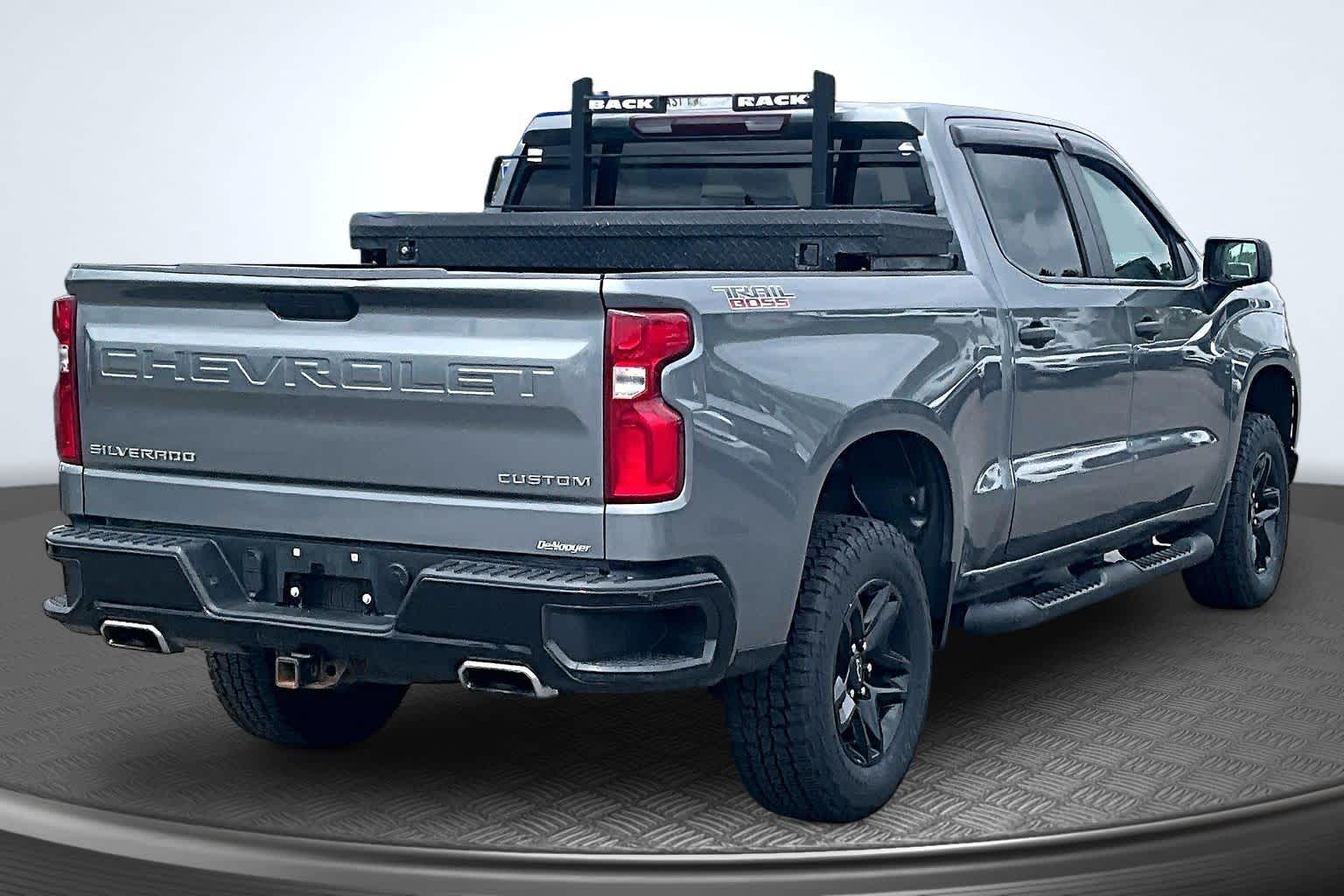 2021 Chevrolet Silverado 1500 Custom Trail Boss Satin Steel Metallic at James Chevrolet