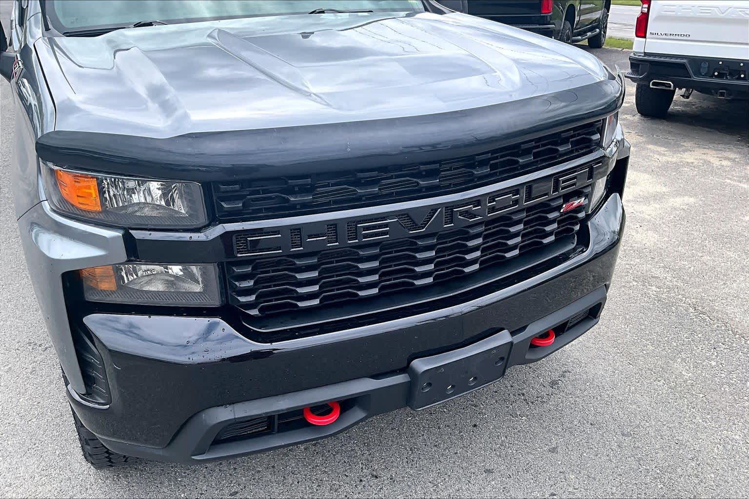 2021 Chevrolet Silverado 1500 Custom Trail Boss Satin Steel Metallic at James Chevrolet