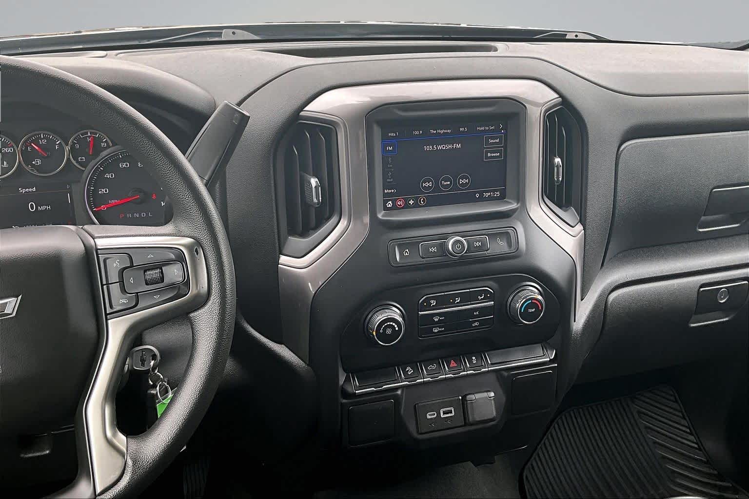 2021 Chevrolet Silverado 1500 Custom Trail Boss Satin Steel Metallic at James Chevrolet