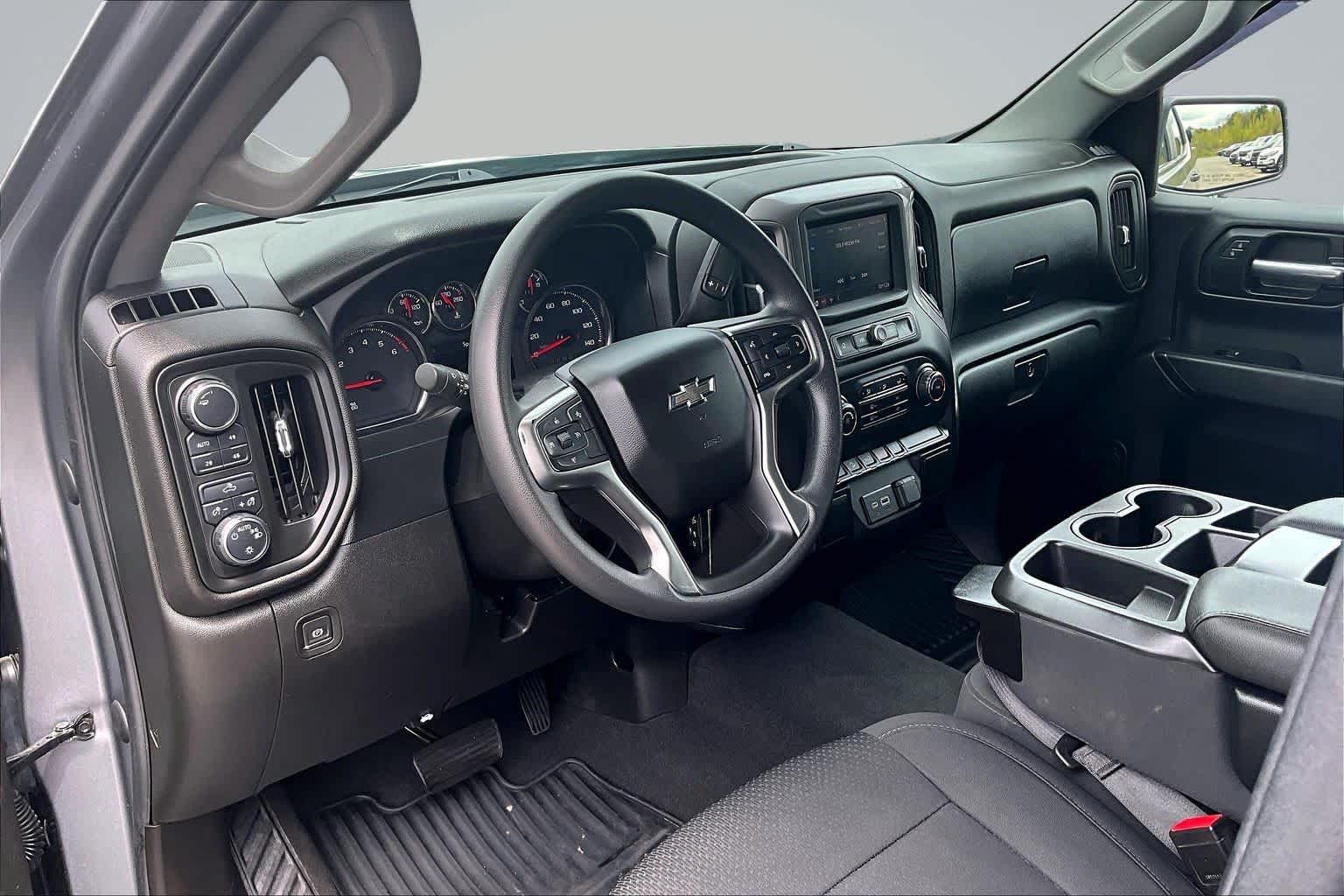 2021 Chevrolet Silverado 1500 Custom Trail Boss Satin Steel Metallic at James Chevrolet