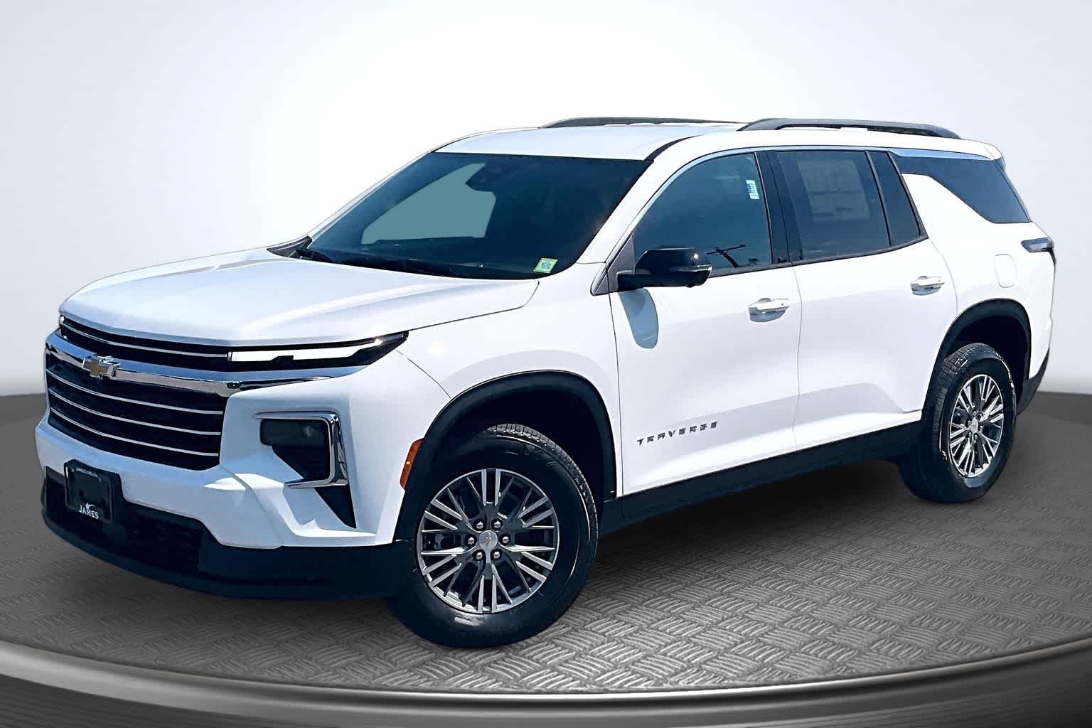 2026 Chevrolet Traverse AWD LT Summit White at James Chevrolet