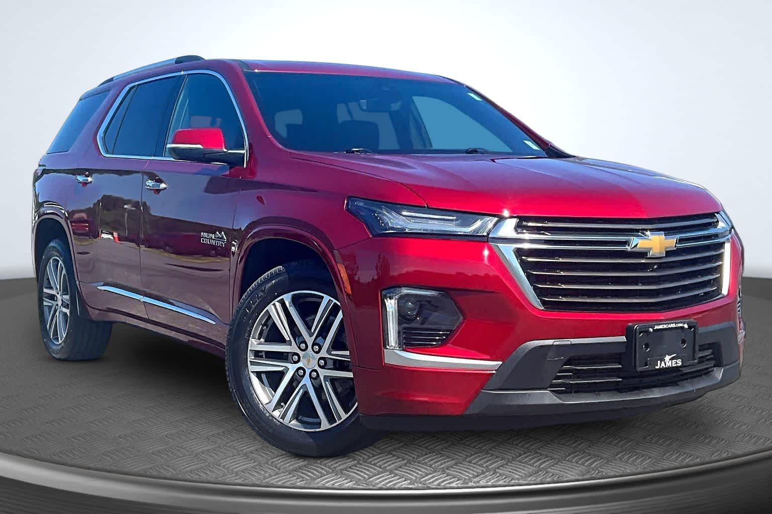 2023 Chevrolet Traverse High Country Radiant Red Tintcoat at Mangino Chevrolet