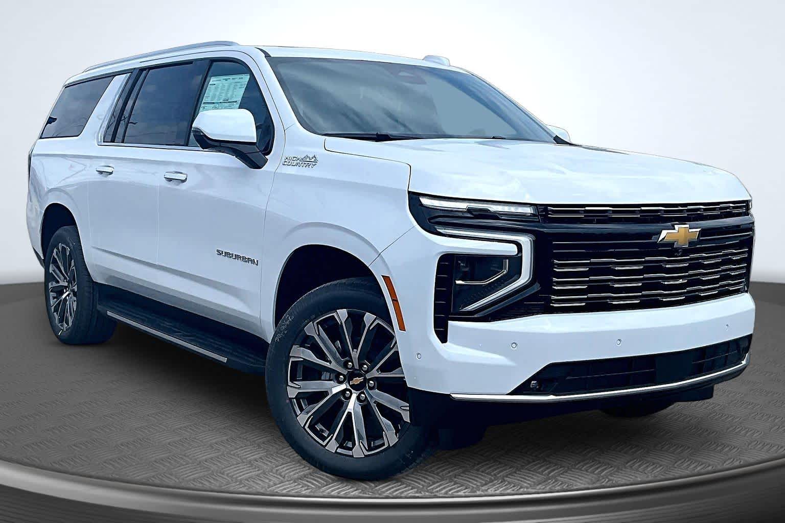 2026 Chevrolet Suburban High Country Polar White Tricoat at James Chevrolet