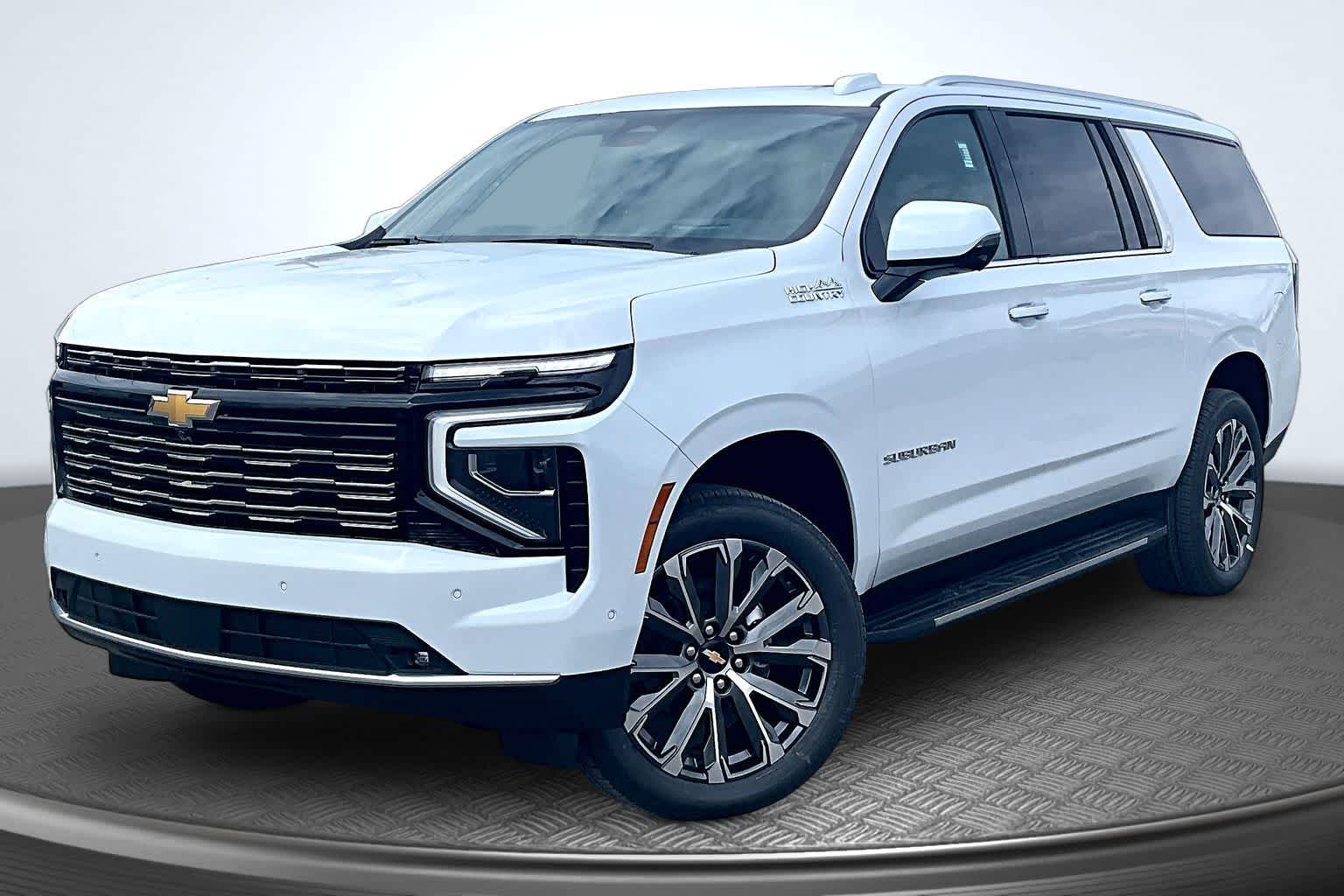 2026 Chevrolet Suburban High Country Polar White Tricoat at James Chevrolet
