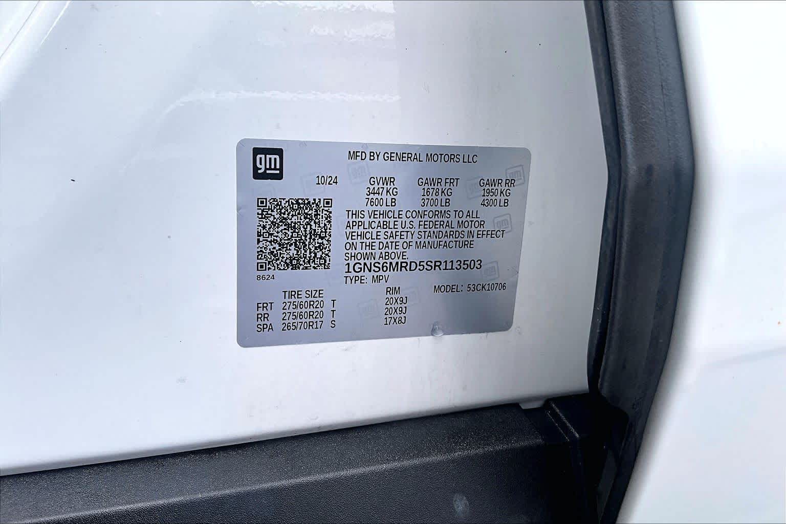2025 Chevrolet Tahoe LS Summit White at James Chevrolet