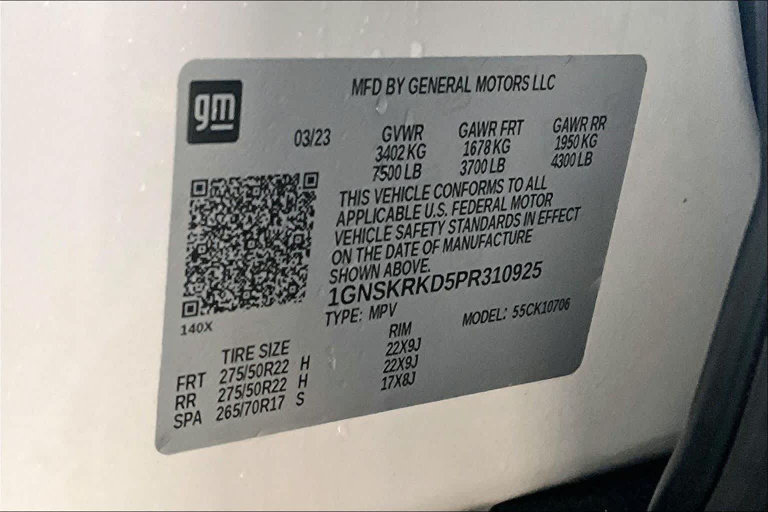 2023 Chevrolet Tahoe RST Iridescent Pearl Tricoat at Mangino Chevrolet