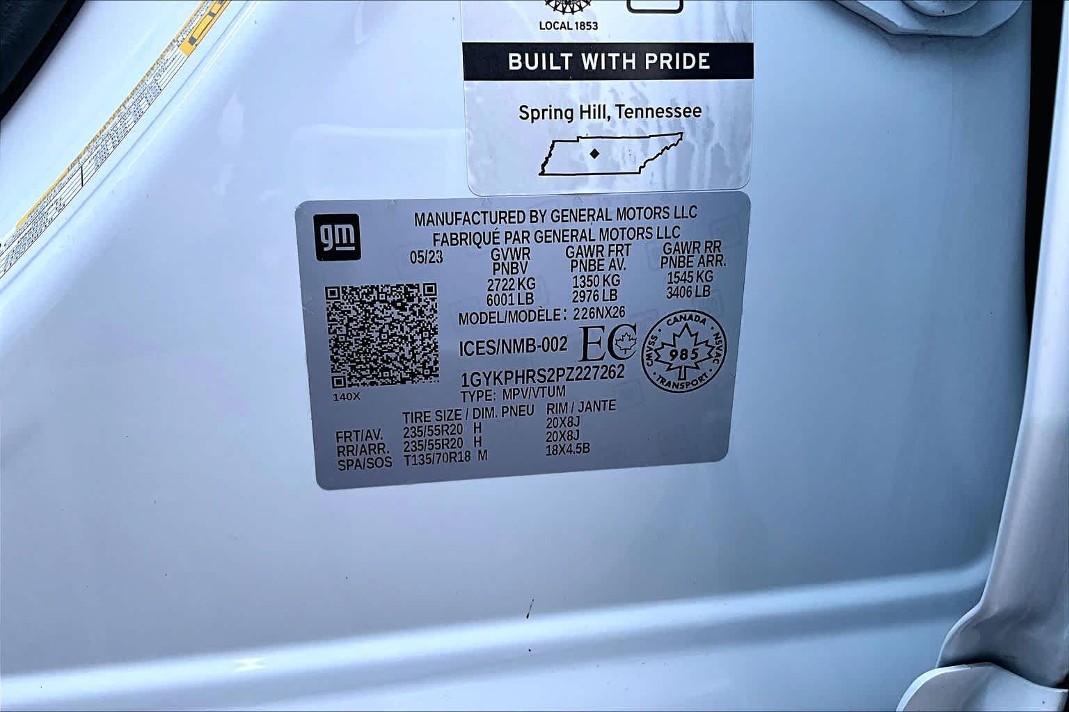 2023 Cadillac XT6 AWD Sport WH at James Chevrolet