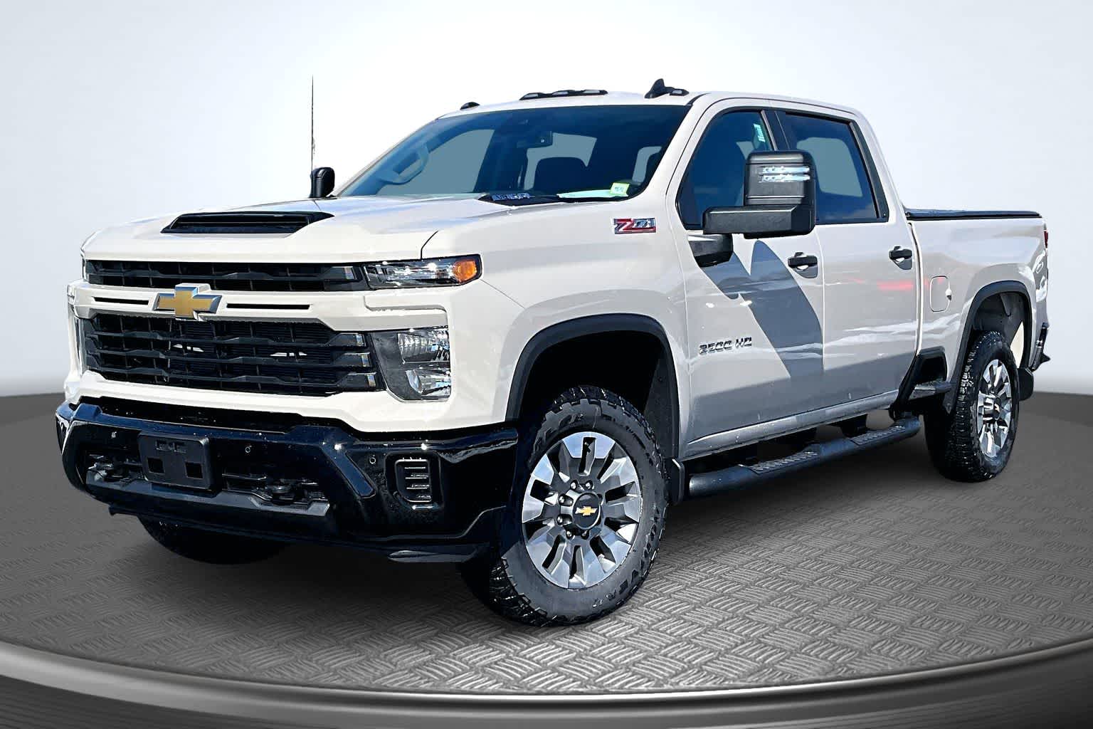 2026 Chevrolet Silverado 2500HD Custom White Sands at James Chevrolet