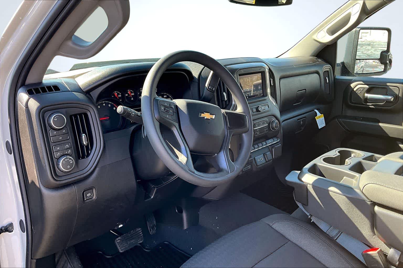 2026 Chevrolet Silverado 2500HD Custom White Sands at James Chevrolet