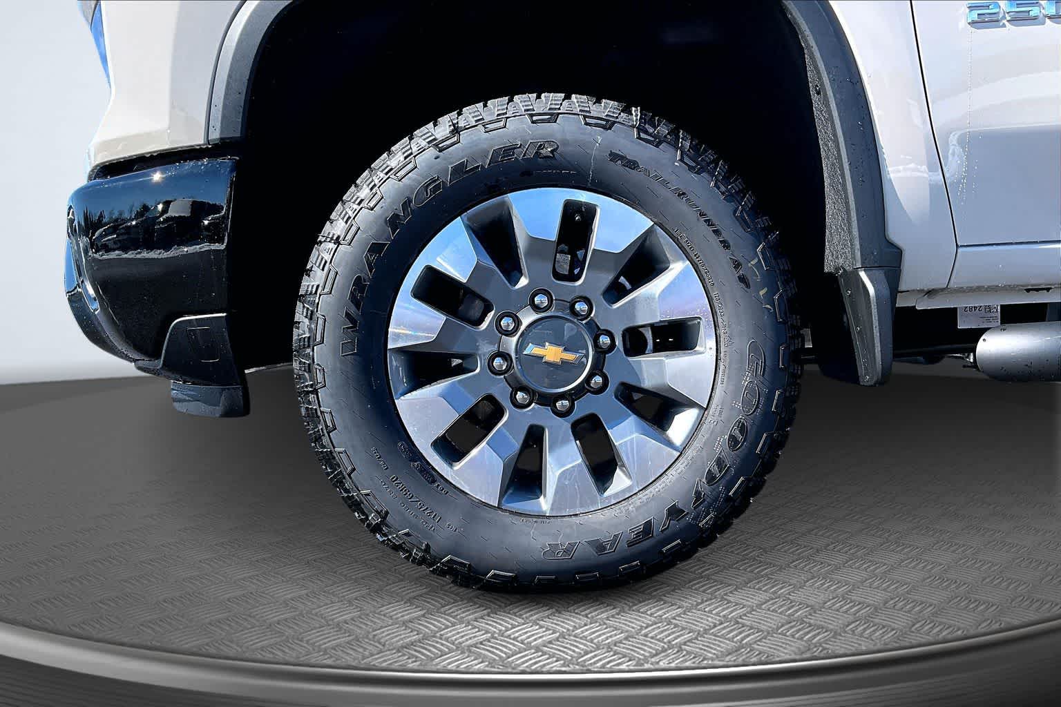 2026 Chevrolet Silverado 2500HD Custom White Sands at James Chevrolet