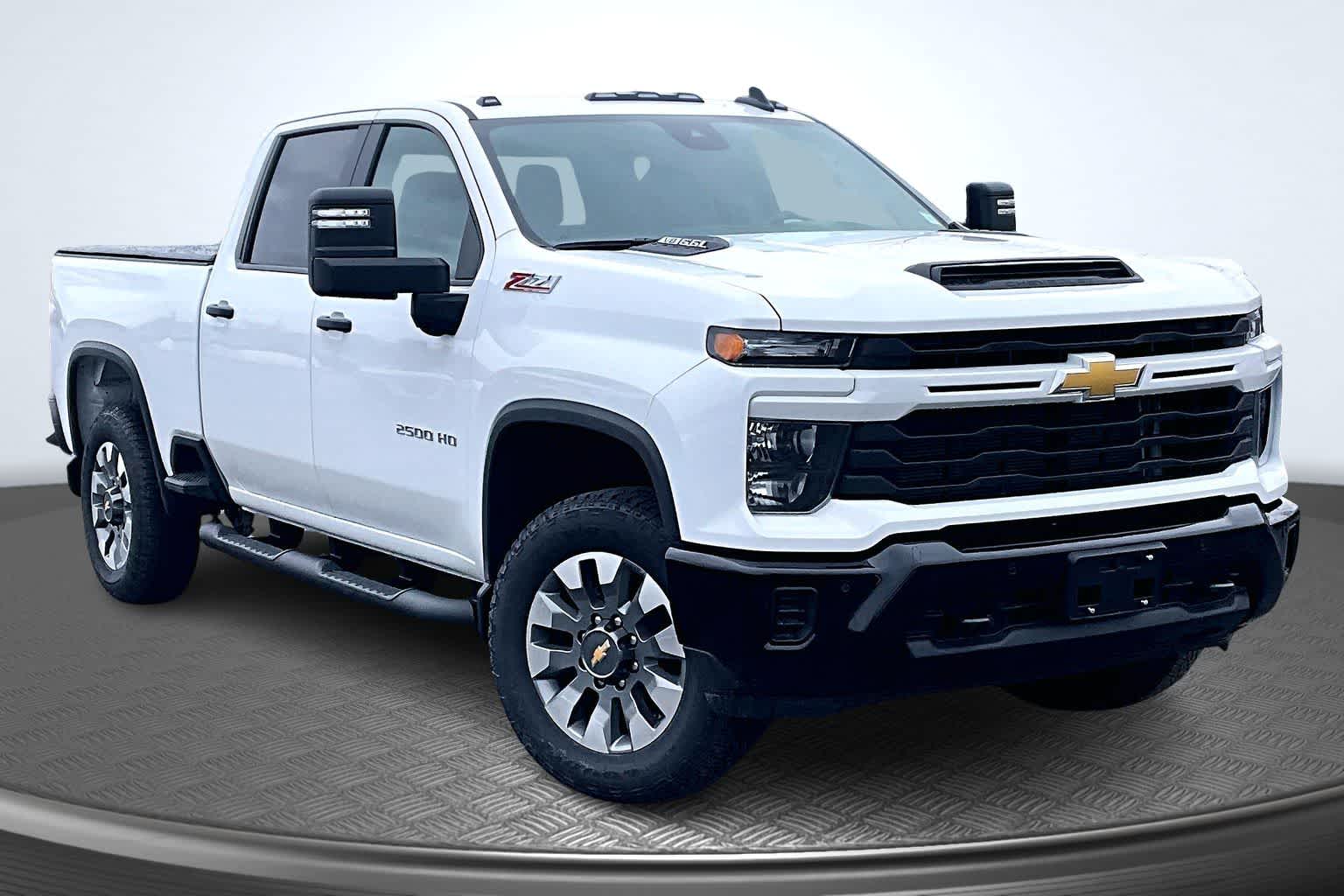2026 Chevrolet Silverado 2500HD Custom Summit White at James Chevrolet
