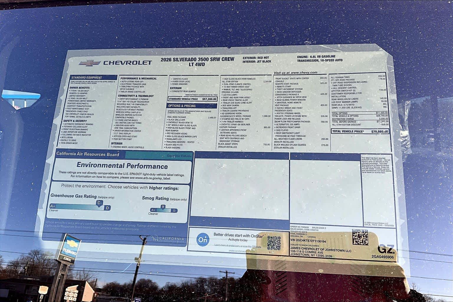 2026 Chevrolet Silverado 3500HD LT RED HOT at Mangino Chevrolet