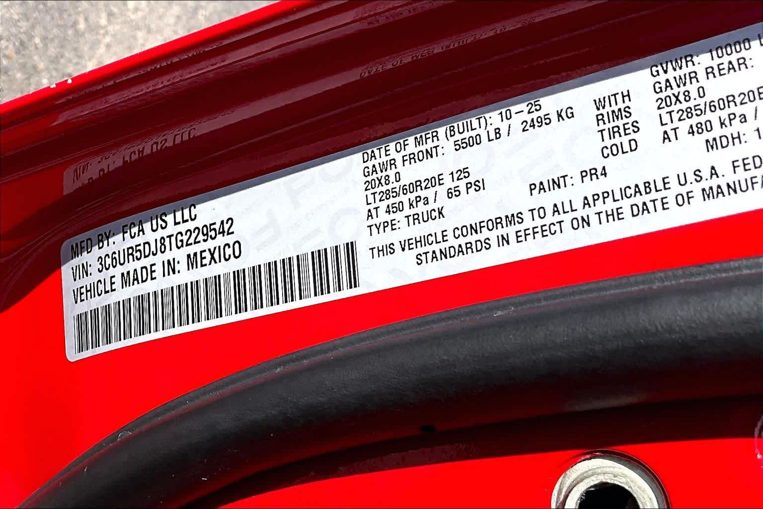 2026 Ram 2500 Big Horn Flame Red Clearcoat at James Chevrolet