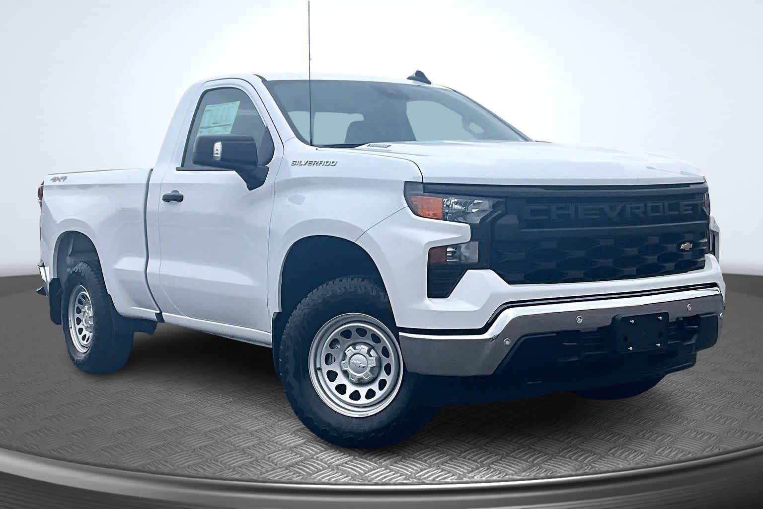 2026 Chevrolet Silverado 1500 Work Truck Summit White at Mangino Chevrolet