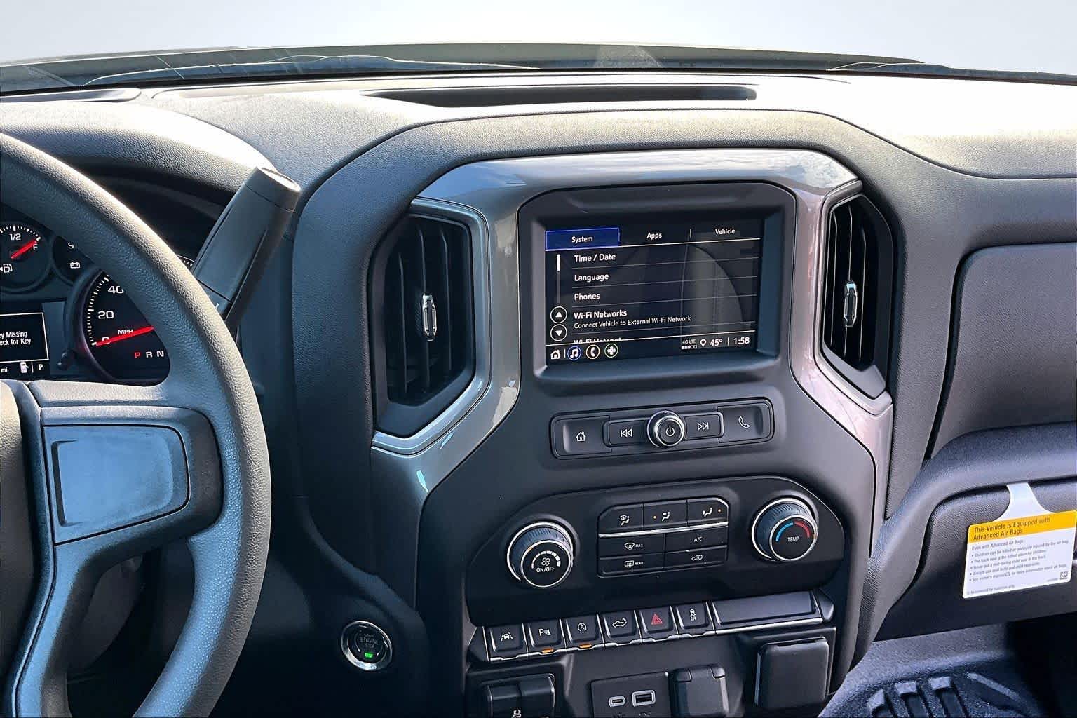 2026 Chevrolet Silverado 1500 Work Truck Black at Mangino Chevrolet