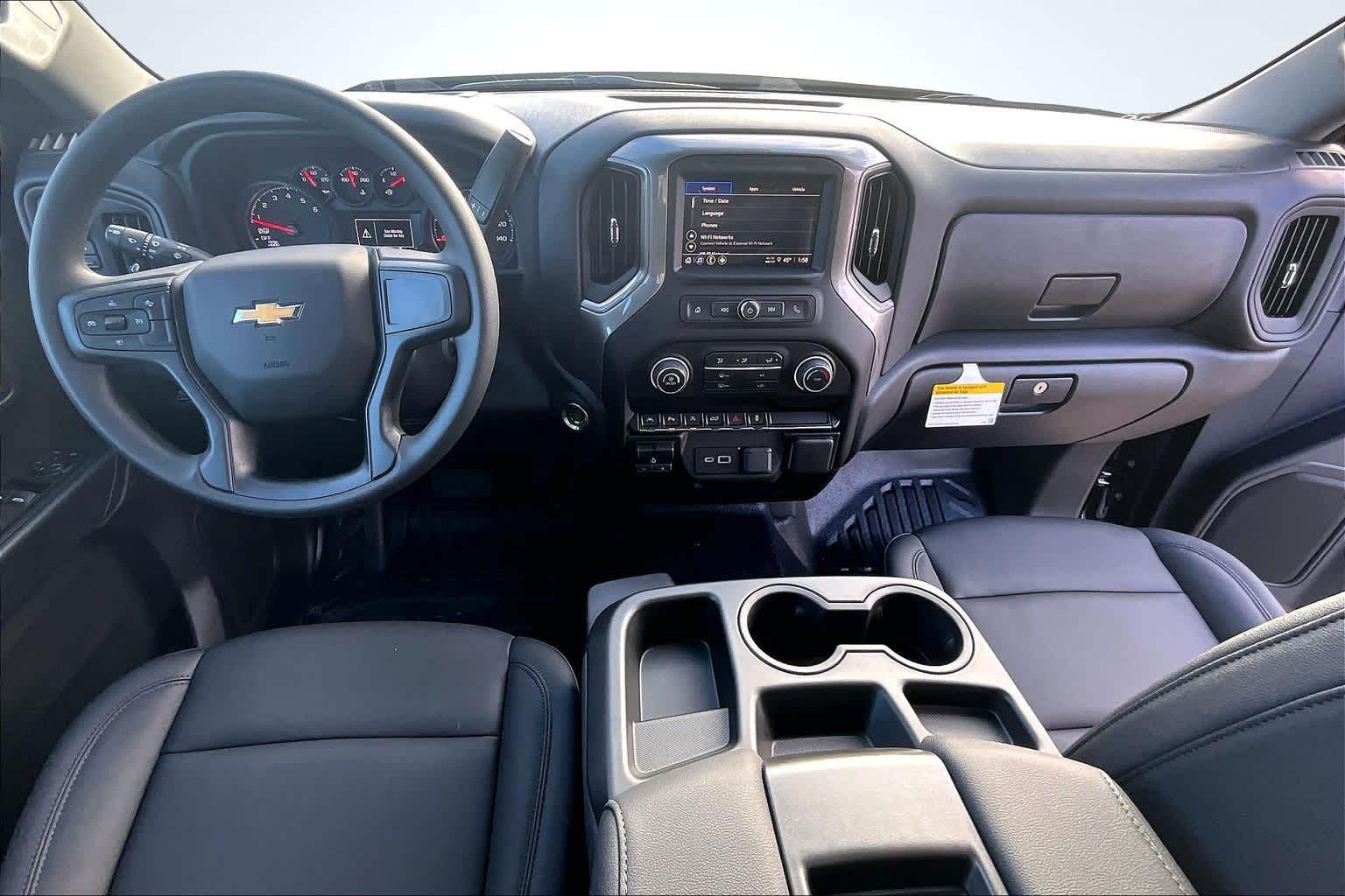 2026 Chevrolet Silverado 1500 Work Truck Black at Mangino Chevrolet