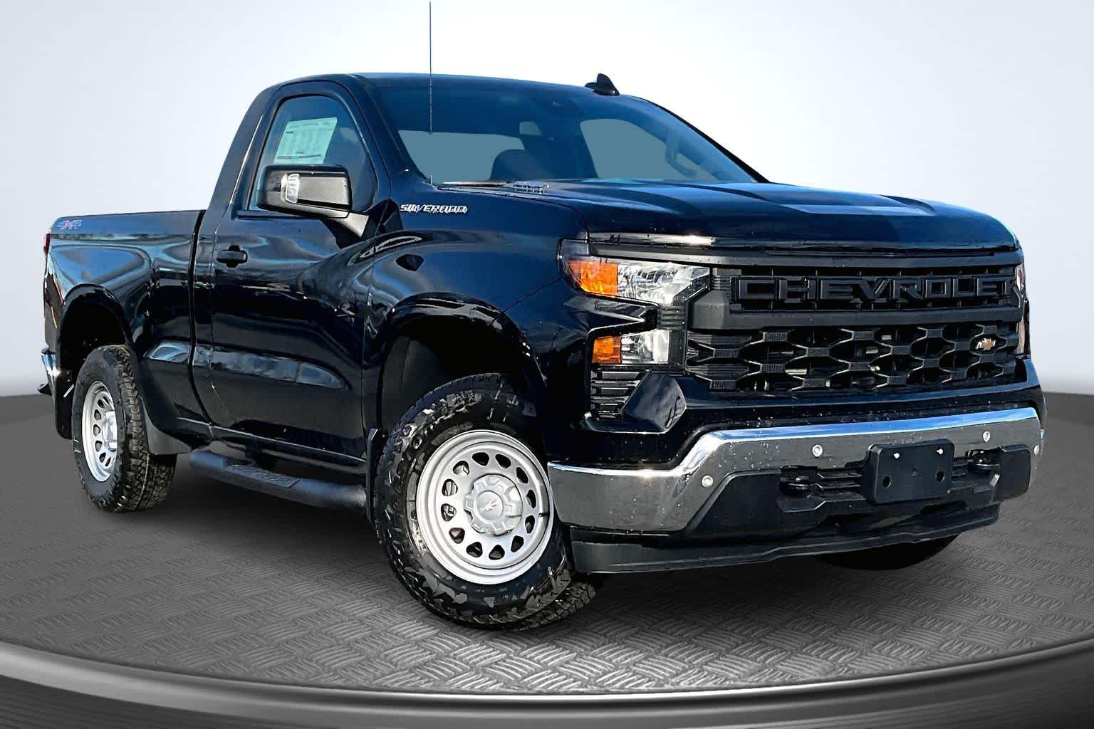 2026 Chevrolet Silverado 1500 Work Truck Black at Mangino Chevrolet