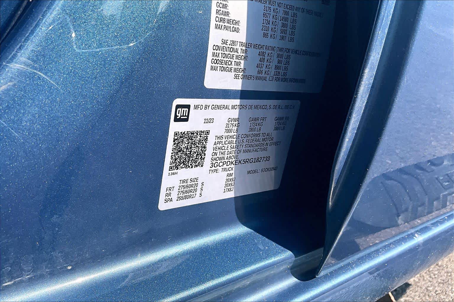 2024 Chevrolet Silverado 1500 LT Lakeshore Blue Metallic at James Chevrolet