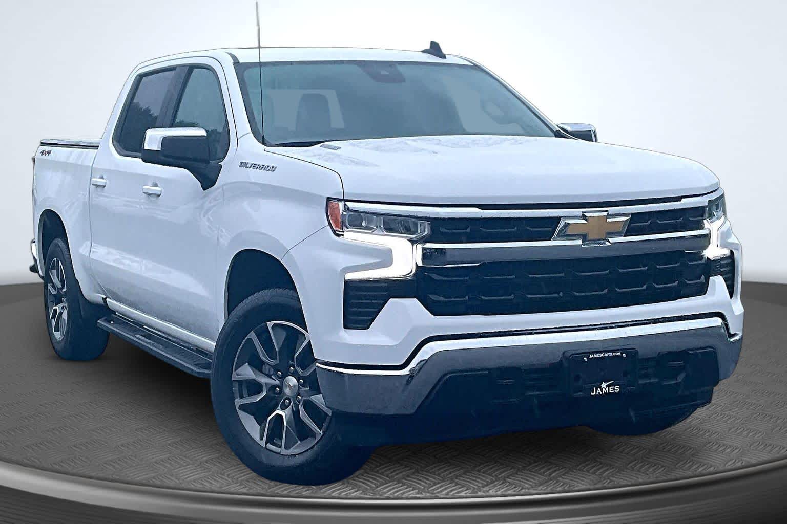 2025 Chevrolet Silverado 1500 LT Summit White at James Chevrolet