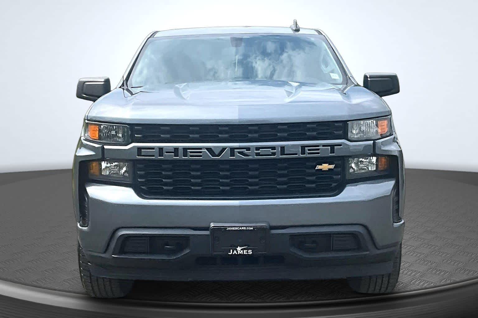 2021 Chevrolet Silverado 1500 Custom Satin Steel Metallic at Mangino Chevrolet