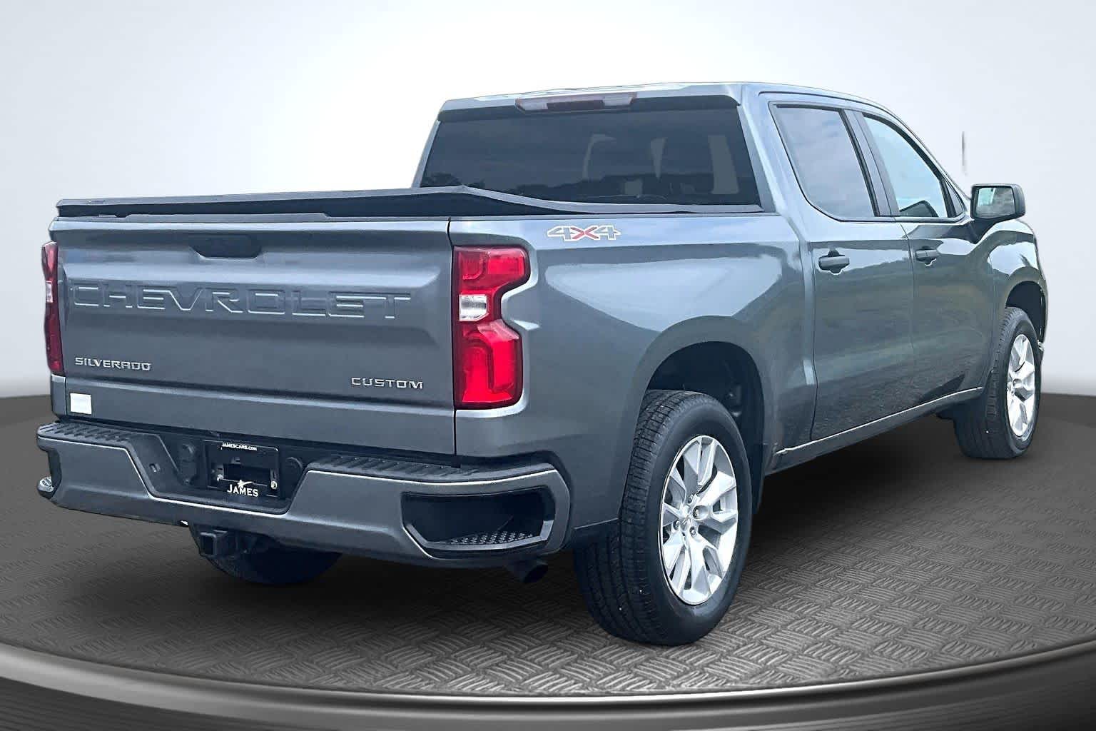 2021 Chevrolet Silverado 1500 Custom Satin Steel Metallic at Mangino Chevrolet