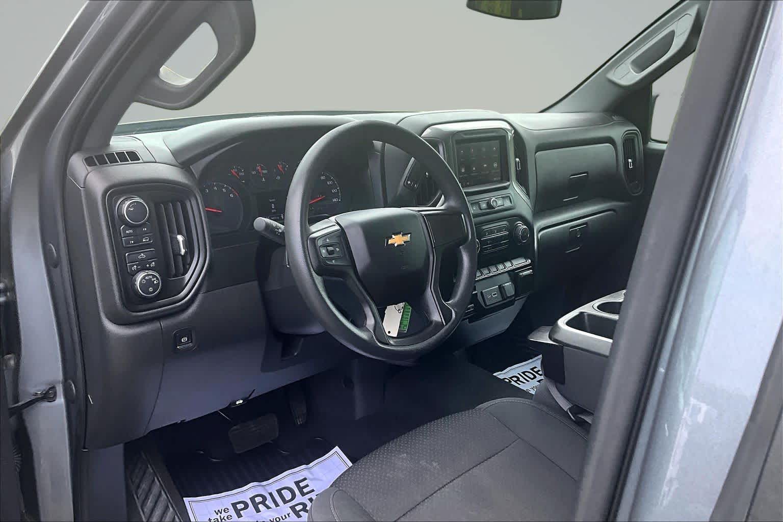 2021 Chevrolet Silverado 1500 Custom Satin Steel Metallic at Mangino Chevrolet