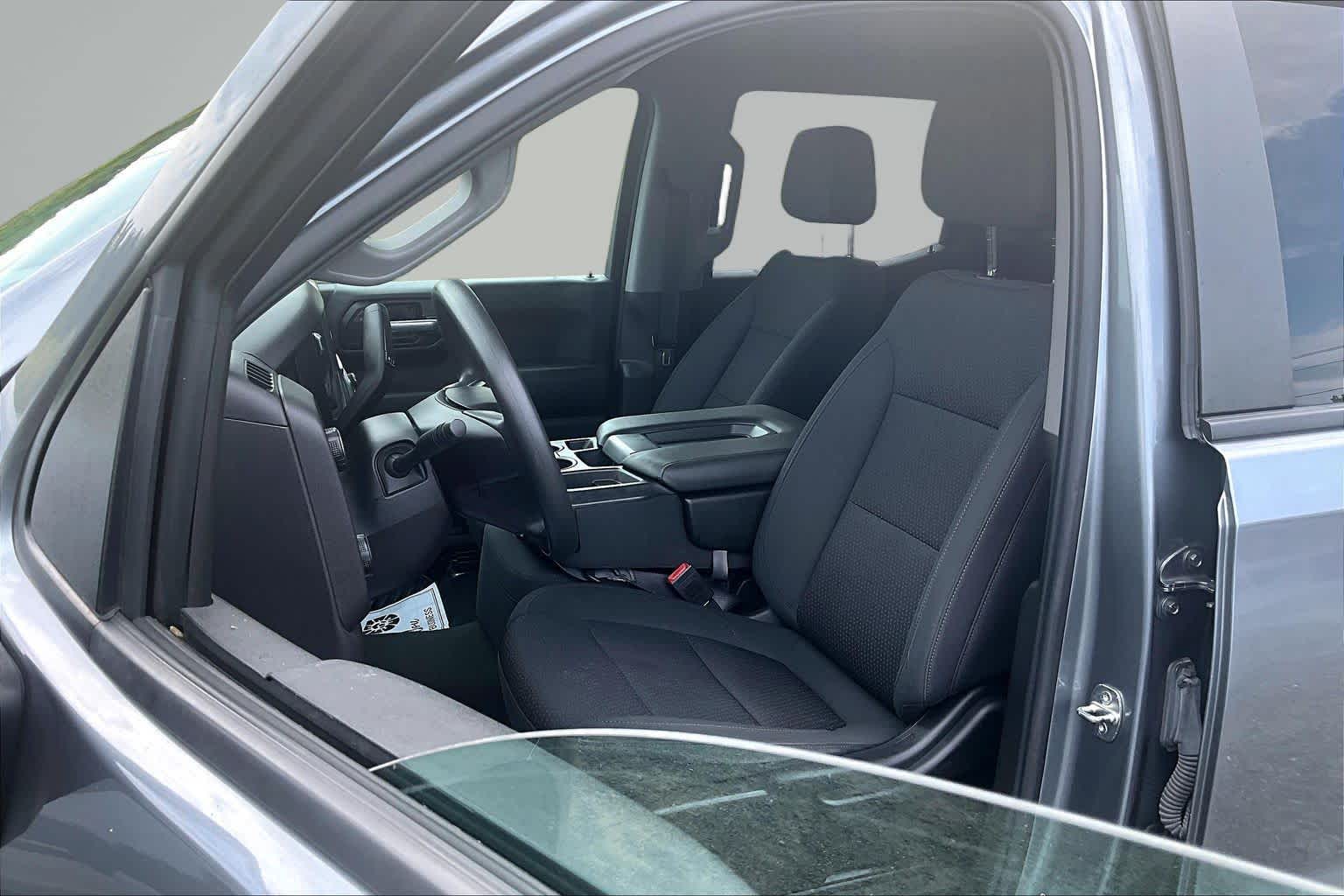 2021 Chevrolet Silverado 1500 Custom Satin Steel Metallic at Mangino Chevrolet