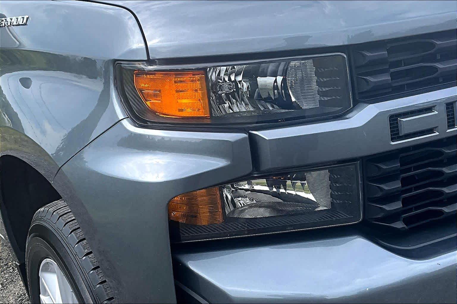 2021 Chevrolet Silverado 1500 Custom Satin Steel Metallic at Mangino Chevrolet