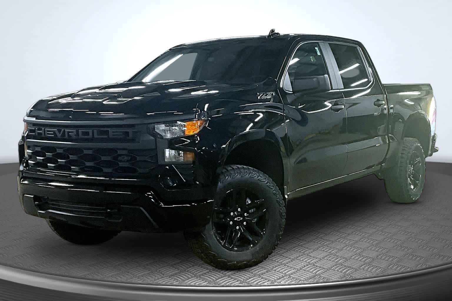 2026 Chevrolet Silverado 1500 Custom Trail Boss Black at James Chevrolet