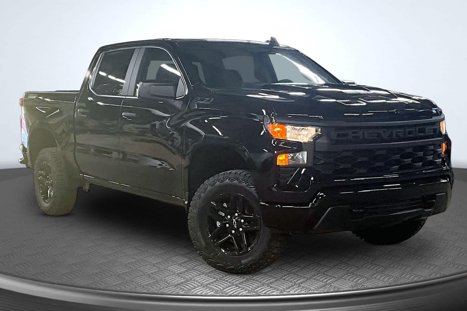 2026 Chevrolet Silverado 1500 Custom Trail Boss Black at James Chevrolet