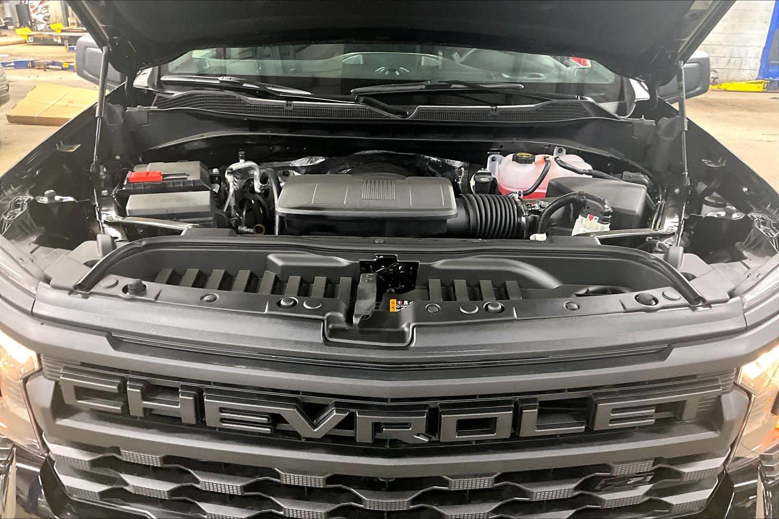2026 Chevrolet Silverado 1500 Custom Trail Boss Black at James Chevrolet