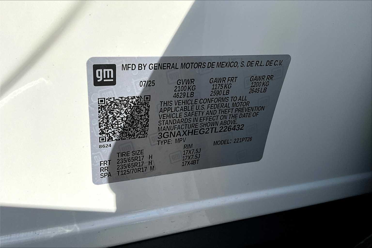 2026 Chevrolet Equinox FWD LT Summit White at James Chevrolet