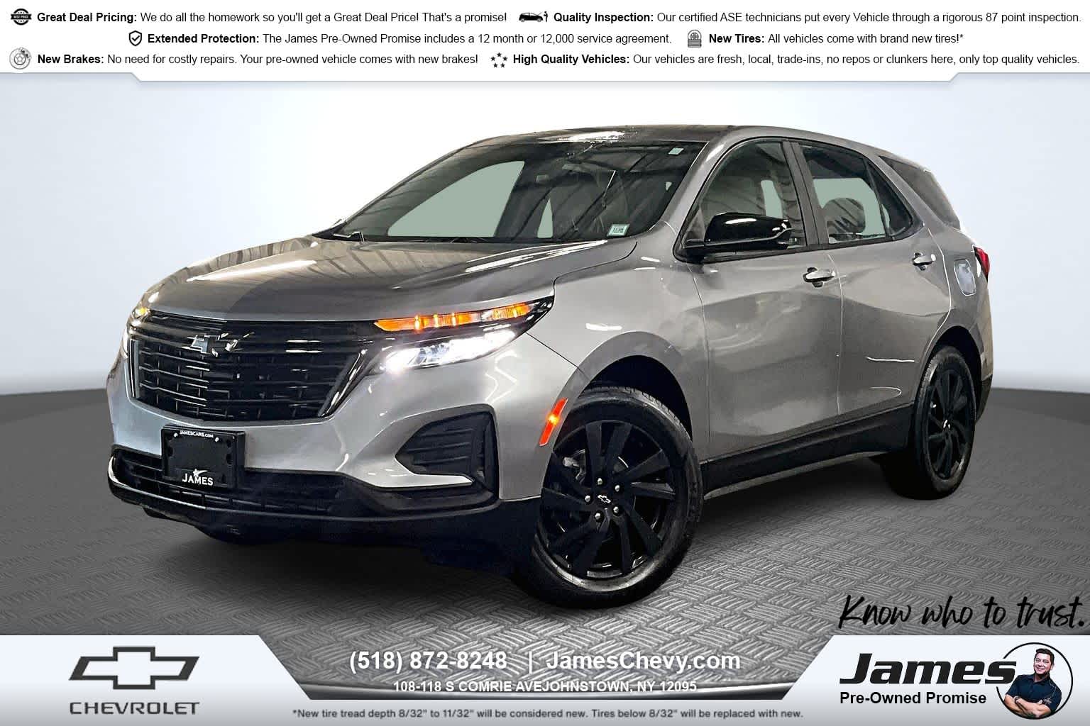 2023 Chevrolet Equinox LS Sterling Gray Metallic at James Chevrolet