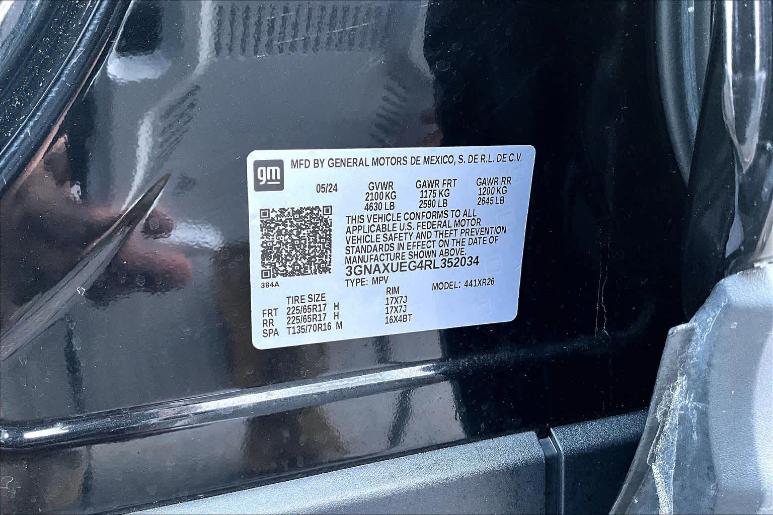 2024 Chevrolet Equinox LT Mosaic Black Metallic at James Chevrolet