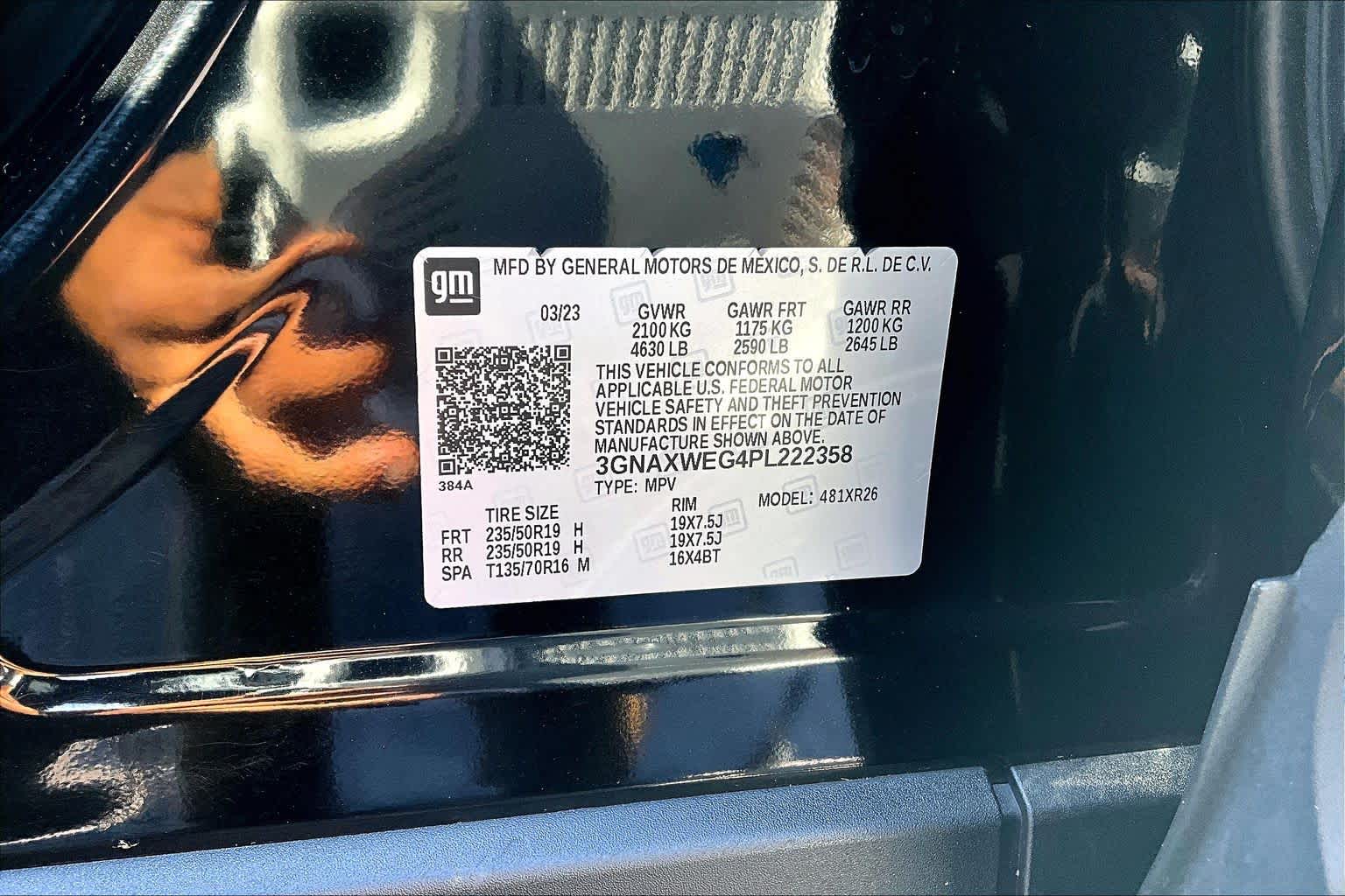 2023 Chevrolet Equinox RS Mosaic Black Metallic at James Chevrolet
