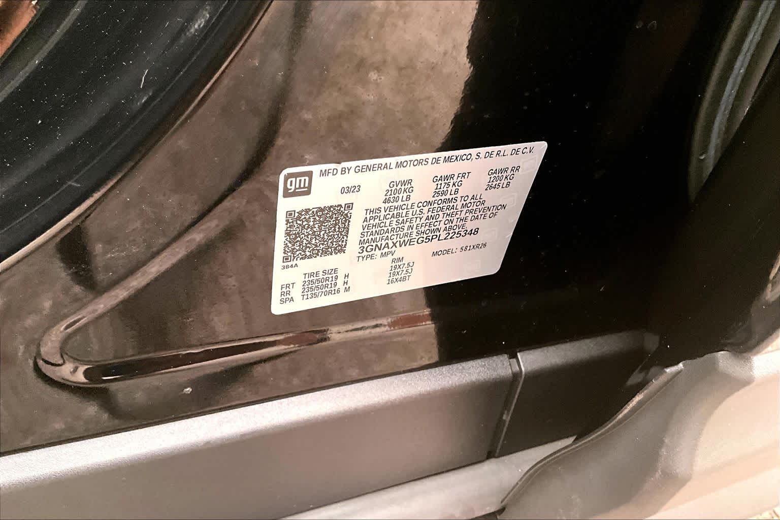 2023 Chevrolet Equinox RS Mosaic Black Metallic at James Chevrolet