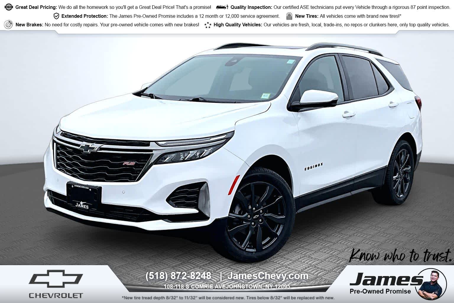 2023 Chevrolet Equinox RS Summit White at Mangino Chevrolet
