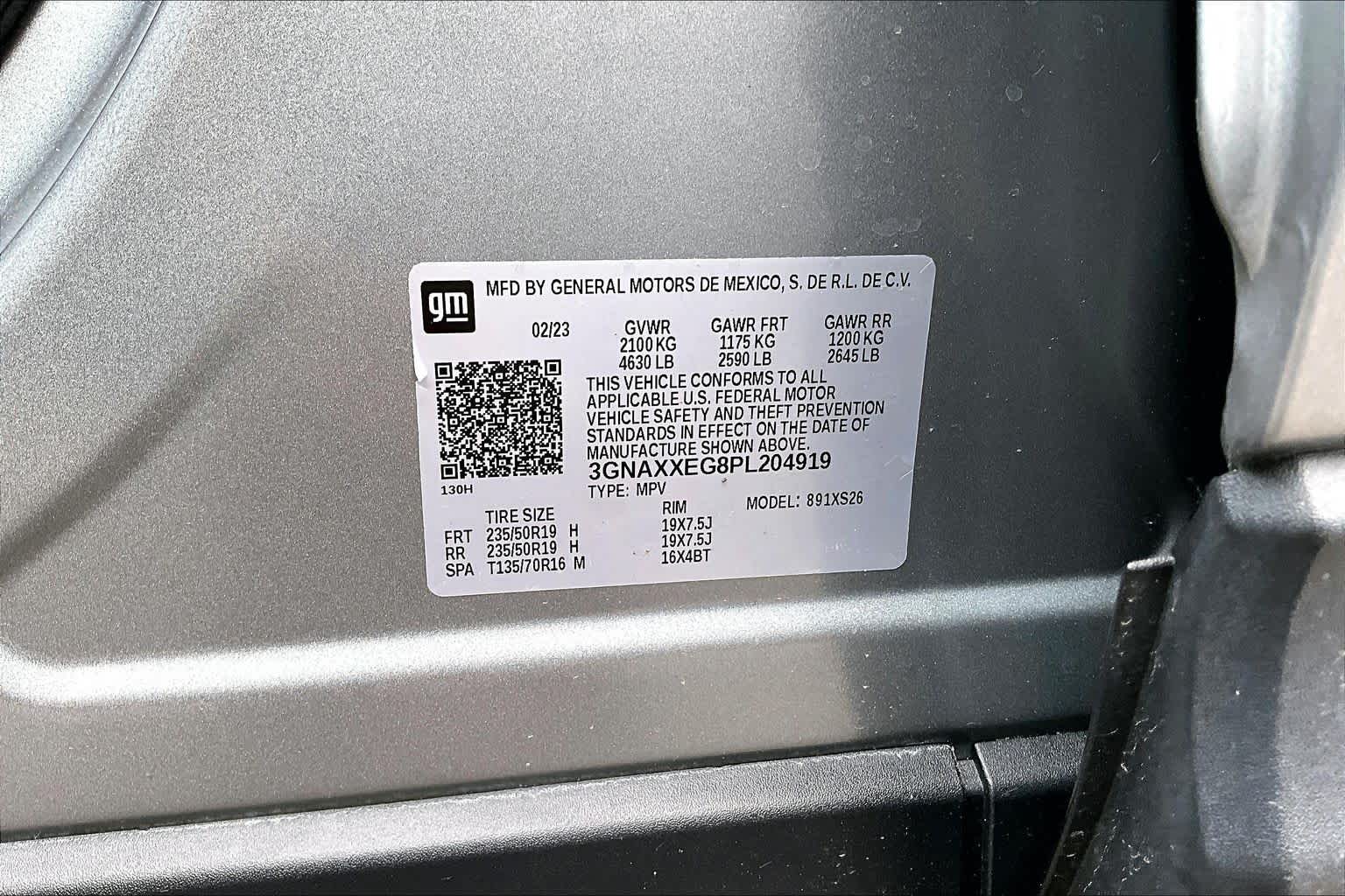 2023 Chevrolet Equinox Premier Sterling Gray Metallic at James Chevrolet