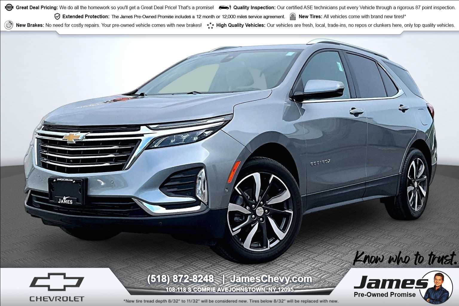 2023 Chevrolet Equinox Premier Sterling Gray Metallic at James Chevrolet