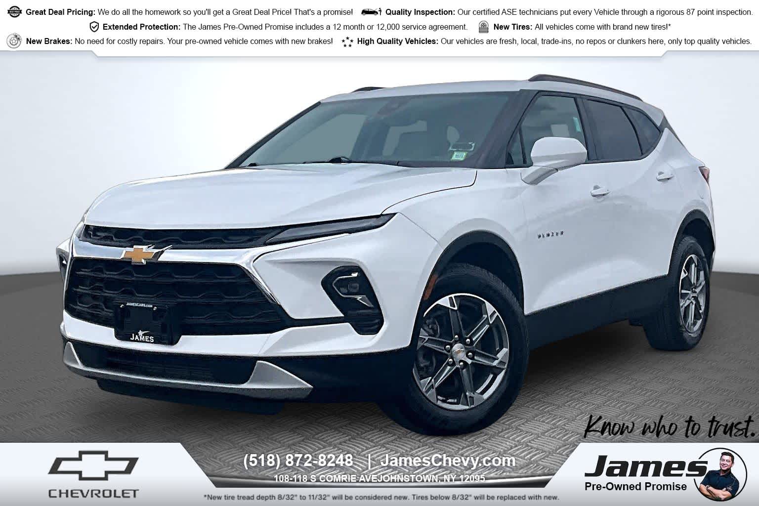2023 Chevrolet Blazer LT Summit White at Mangino Chevrolet